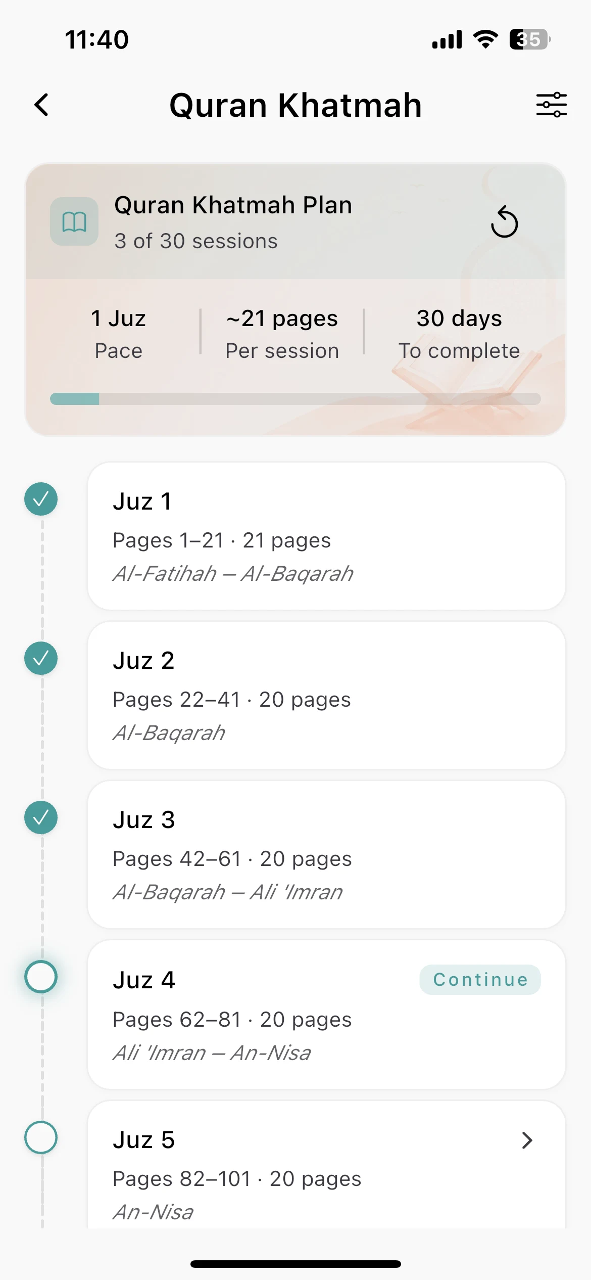 Tasleem app screenshot 4